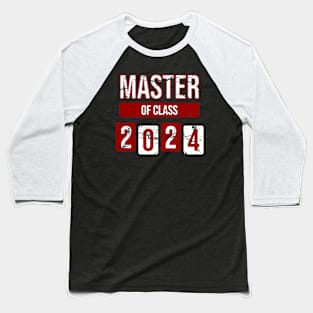 Master of Class 2024 \ Grunge \ Vintage Baseball T-Shirt